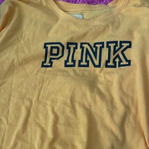 yellow pink top